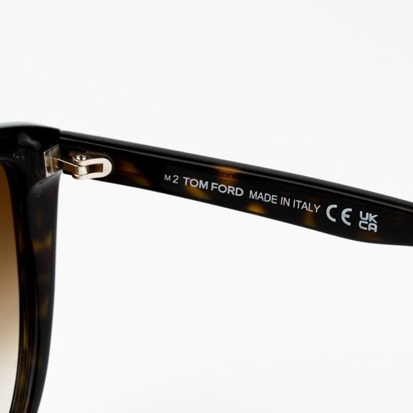 NEW Tom Ford FT0915/S ISABELLA 52F Havana Brown Gradient Cat Eye Women Sunglasse - Picture 9 of 11